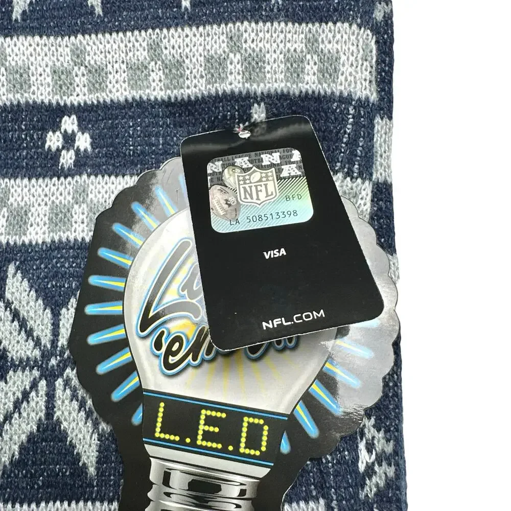 Forever Collectibles | Unisex | Dallas Cowboys NFL LED Light ‘Em Up Scarf | OS